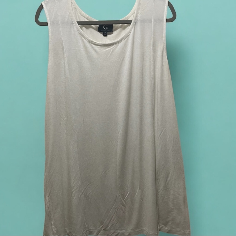 G by Giuliana Creamy White Tank Top